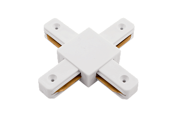 SWG x коннектор для однофазных трековыx систем, Белый KXZ-WH-X