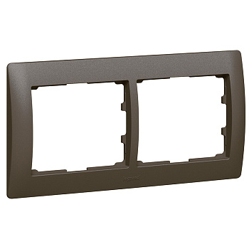 Legrand Galea Life Темная Бронза Рамка 2-я гориз 771202