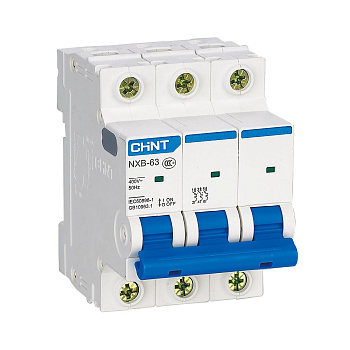 CHINT Автоматический выключатель NXB-63S 3P 32А 4.5kA C (R) 296830