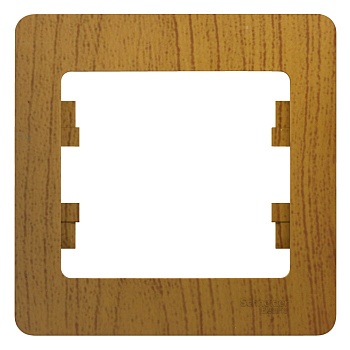 Systeme Electric Glossa Дерево Дуб Рамка 1-ая