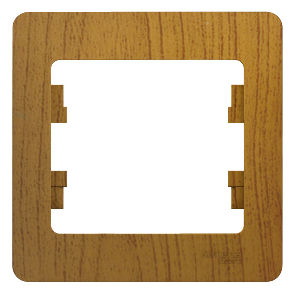 Systeme Electric Glossa Дерево Дуб Рамка 1-ая