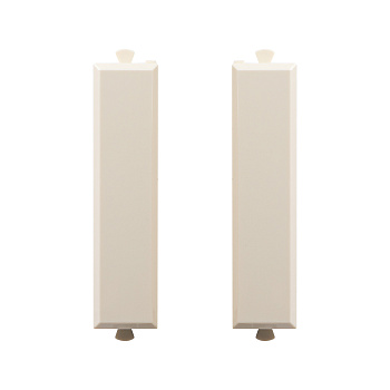 DKC Комплект модульных заглушек "Avanti", "Ванильная дымка", 0,5 модуля 2штуки