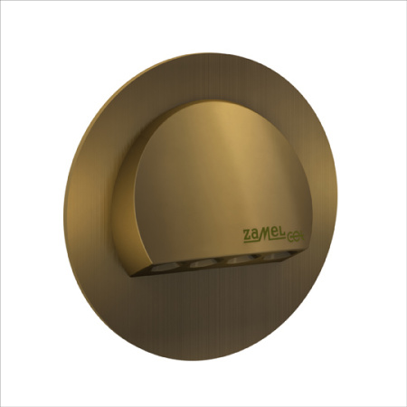 Zamel Светильник RUBI Золото/RGB в монт.коробку, 230V AC с встр. RGB контроллером 09-225-46