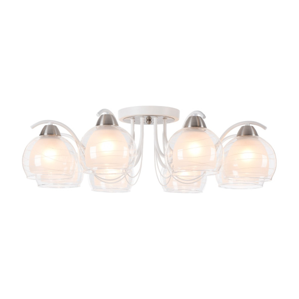 Купить Freya Modern Nikki Белый Потолочный светильник E14 60W FR5052-CL-08-W