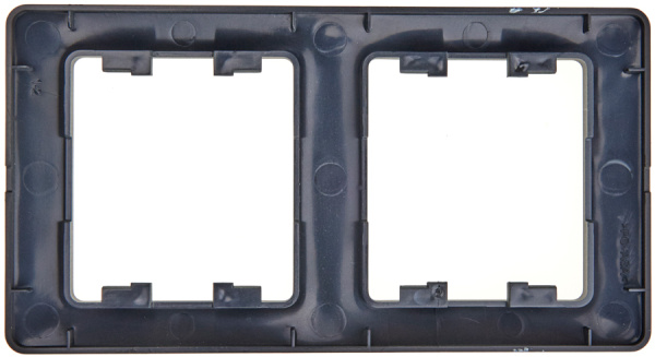 Купить Systeme Electric Glossa Антрацит Рамка 2-ая, вертикальная