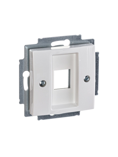 Купить ABB BJB Basic 55 Бел Плата центральная  1-я для коммуникац розеток 0210, 0211 и 0219 2CKA001753A0213