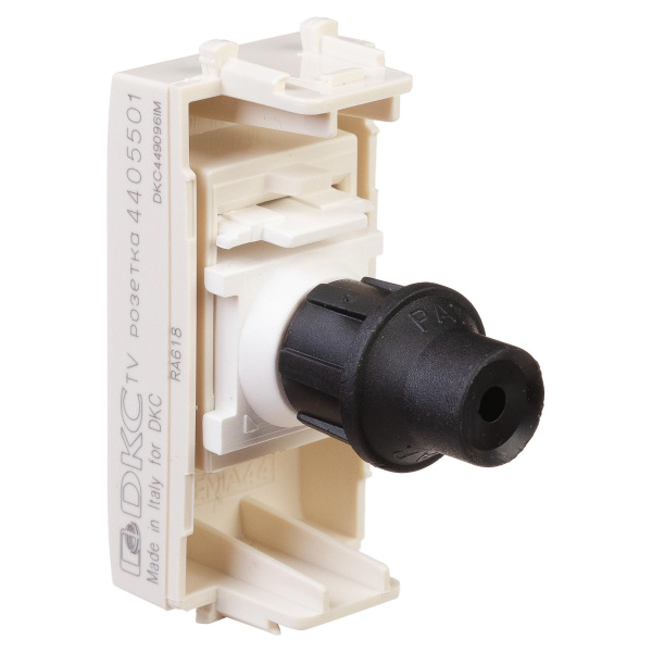Купить DKC Розетка TV одиночная модульная, "Avanti", "Ванильная дымка", 1 модуль