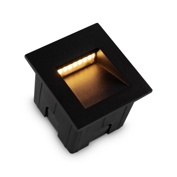 Купить Maytoni Outdoor Черный Светильник встраиваемый O038-L3B