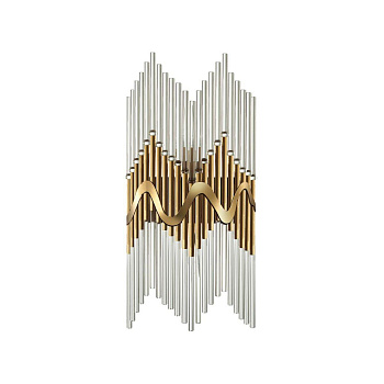 Odeon Light 4983/2W HALL ODL22 379 бронзовый/стекло Бра E14 2*40W SAVIKIA