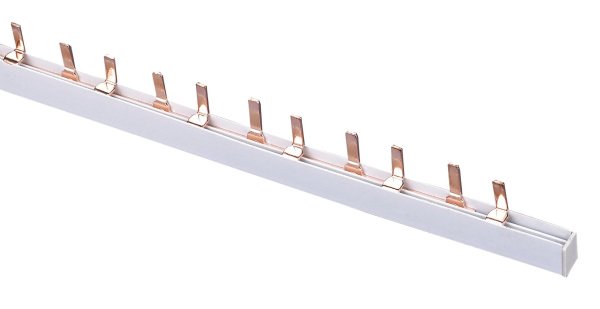 Купить Dekraft Шина соединительная типа PIN (штырь) 2P до 63А 1 м. 27х2 контактов ШС-101