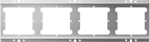 Gira Монтажный профиль 4-местный 127700