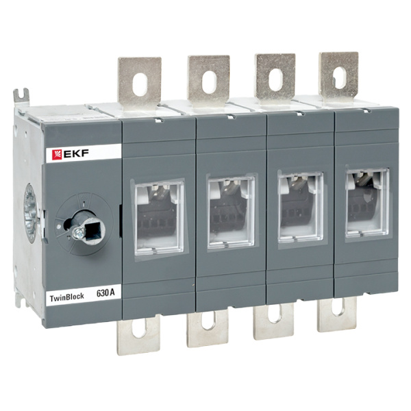 EKF Рубильник 630A 4P без рукоятки управления TwinBlock