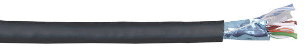 Купить IEK ITK Витая пара F/UTP категории 6 4x2х23AWG LSZH черный (305м) LC3-C604-329