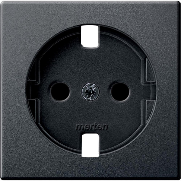 Купить SE Merten SM Антрацит Центральная плата для мех.розетки SCHUKO б/ус. Защиты MTN2331-0414