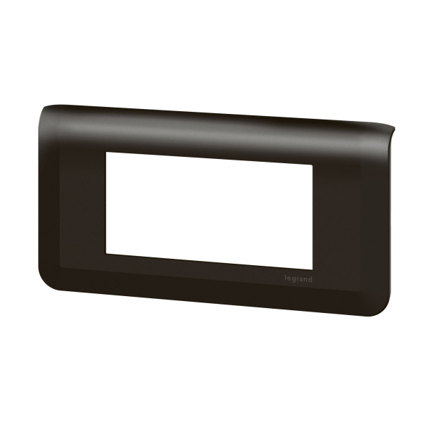 Купить Legrand Mosaiс Рамка - Программа Mosaic - 4 модуля - матовая черная 079054L