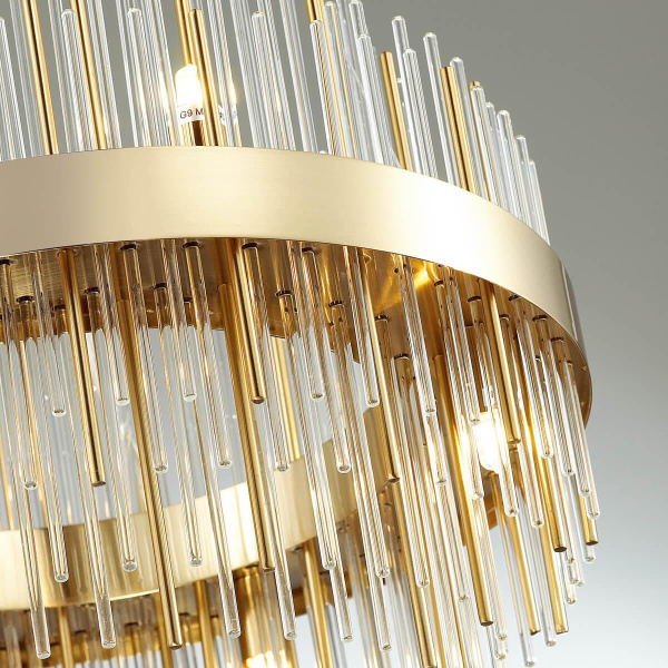 Купить Odeon Light 4639/8 ODL20 423 золотой/металл/стекло Люстра G9 8*40W 220V IDA