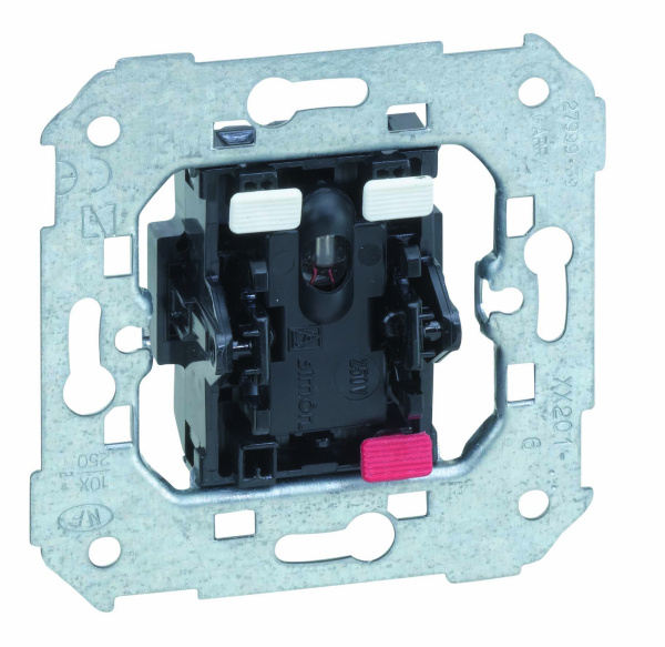 Simon 75 Мех Выключатель перекрестный 1-клавишный с подсветкой 75254-39