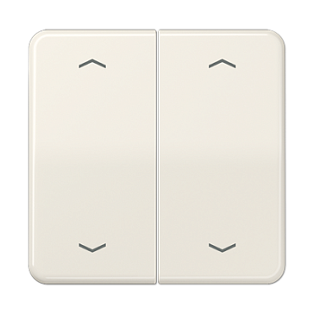 JUNG Клавиша для KNX кнопки, 2 группы с символами "стрелки" дюропласт слоновая кость CD102P