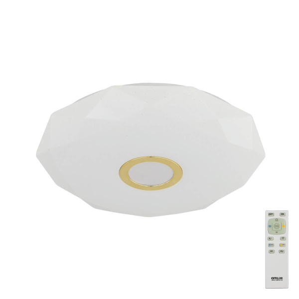 Citilux CL71342R Диамант Золото LED Светильник с пультом