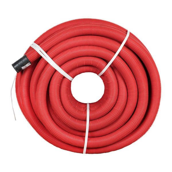 Купить EKF PROxima Труба гофрированная двустенная гибкая ПНД d 63 с зондом (50 м) красная