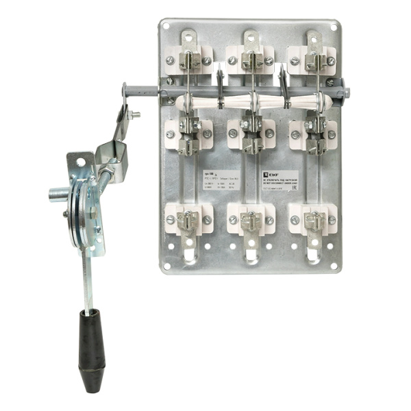 Купить Разъединитель-предохранитель РПС-1 100А левый привод, без ППН EKF Basic rps-r-100l