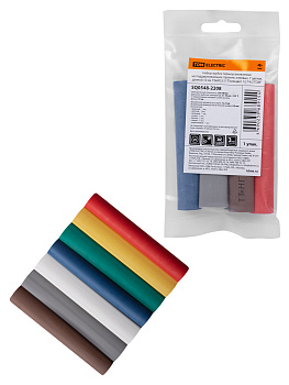 TDM Набор трубок термоусаживаемых, клеевых ТТкНГ(3:1) "Полицвет 12,7/4,3" SQ0548-2208