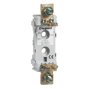 Legrand Цоколь для плавких предохранителей размер 000/00 100 1П 019942