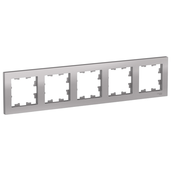 Systeme Electric AtlasDesign Алюминий Рамка 5-ая, универсальная