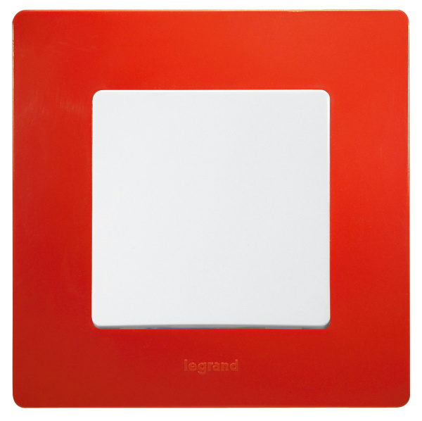 Купить Legrand Etika Красная Рамка 1-ая 672531
