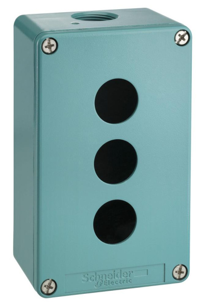 Купить SE Пост кнопочный металлический 3 отв. 80х130 XAPM2203