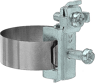 EZETEK Хомут заземления ленточный 5-25 мм, нерж. 91320-1