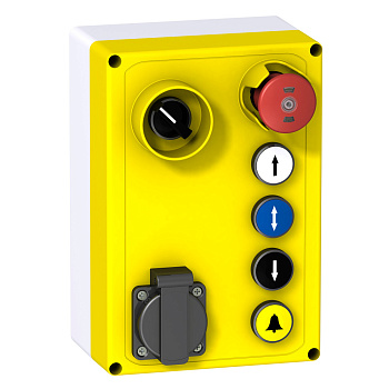 SE Кнопочный пост в сборе 6 команд XALFP6003E