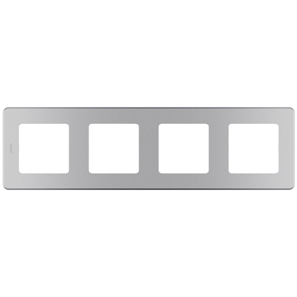 Legrand INSPIRIA Алюминий Рамка - 4 поста 673962