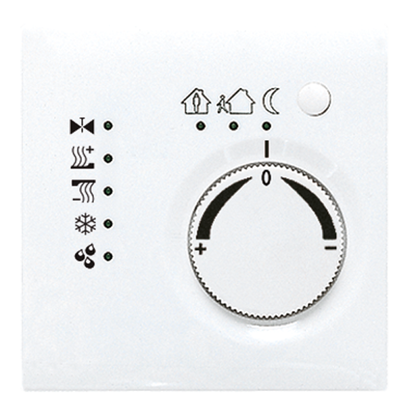 JUNG KNX-регулятор с шинным сопряжением с ручкой для установки температуры белый LS2178WW