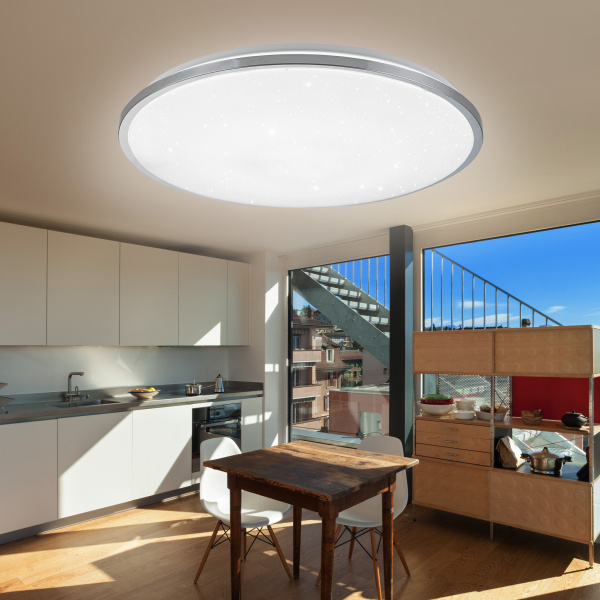 ЭРА SPB-6 Chrome 70 Светодиодный светильник 70Вт 3000-6500К 4800 Лм с пультом ДУ