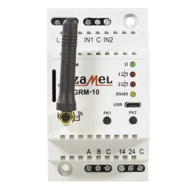 Zamel Приемник дистанционный выключатель GSM модульный GRM-10