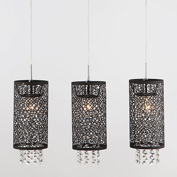 Eurosvet Подвесной светильник с хрусталем 1180/3 хром 00000065377