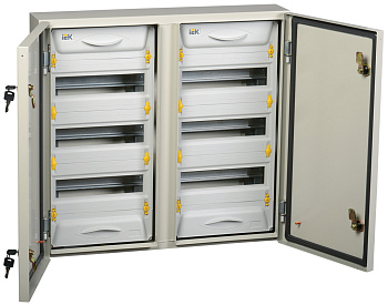 IEK Корпус металлический ЩРн-2x36з-1 74 У2 IP54 PRO MKM16-N-2X36-54-ZU