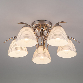 Eurosvet Потолочный светильник 30121/5 сатин-никель 00000083441