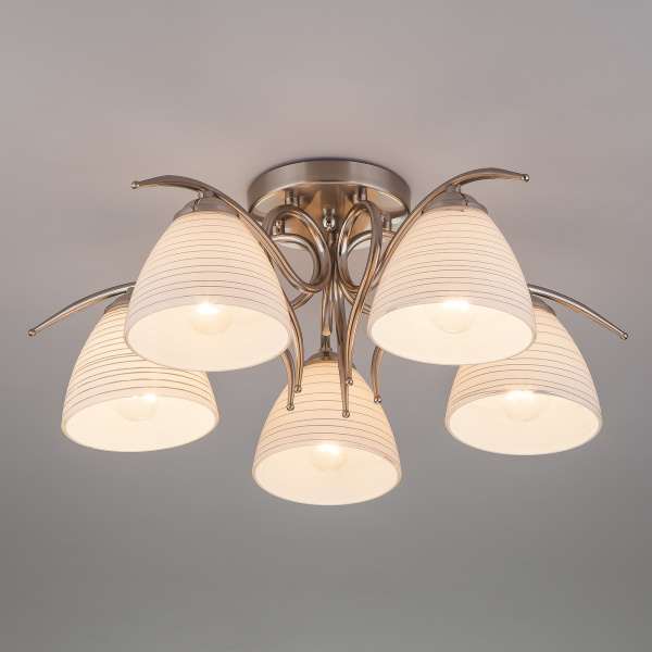 Eurosvet Потолочный светильник 30121/5 сатин-никель 00000083441