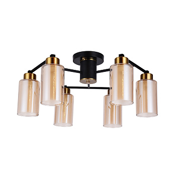 Arte Lamp A7027PL-6BK Светильник потолочный