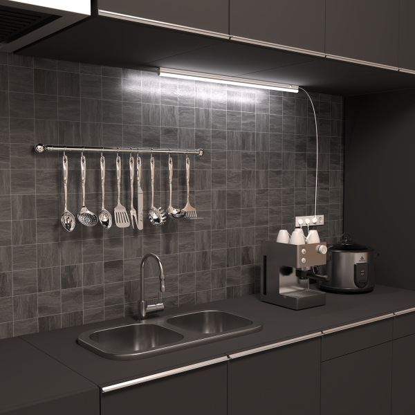 Купить Gauss Светильник TL Elementary линейный 12W 1000lm 6500K IP20 870х22х33 LED 1/25 TL006