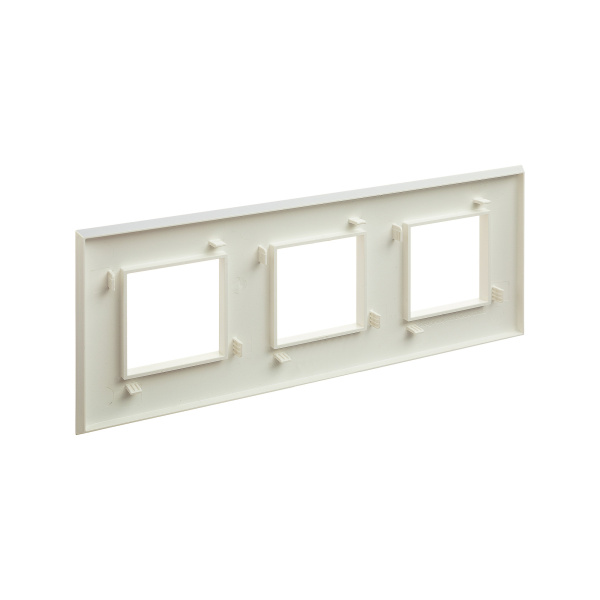 Купить DKC Рамка "Avanti", "Белый жемчуг", 3 поста (6 мод.)