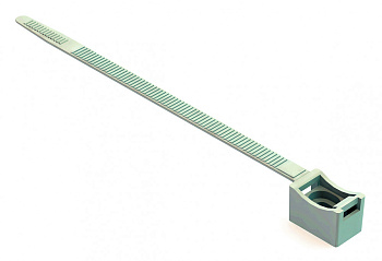 Dekraft Хомут со стяжкой ?16-32 мм СЕРЫЙ ХМ-101 Dekraft