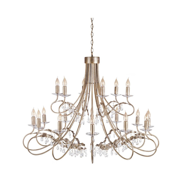 Natural Concept CHRISTINA Люстра CRT18-SIL-GOLD Natural Concept CHRISTINA Люстра CRT18-SIL-GOLD