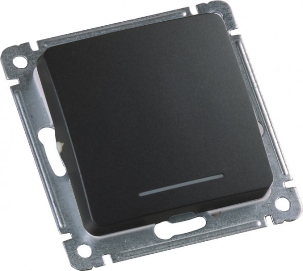 Hegel Мастер внутр Черный ВС10-462-08 Переключатель 1-клавишный, с индикацией, механизм