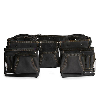 КВТ Сумка-пояс монтажника кожаная СК-12