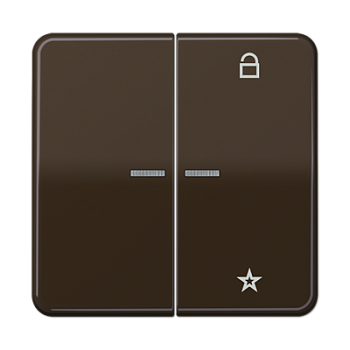 JUNG Центральная плата универсальная, коричневый CD1701BR