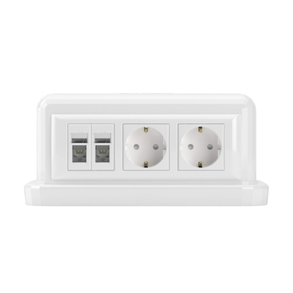 Купить DKC Напольная башенка BUS, 12 модулей, белая