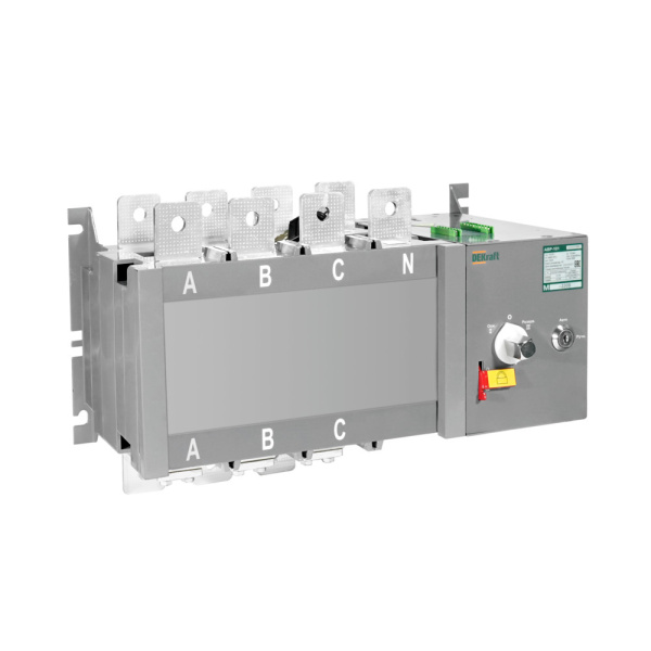Dekraft АВР на реверс. выкл.-разъед. и мотор приводом 630A, 3P, 32кА АВР-108